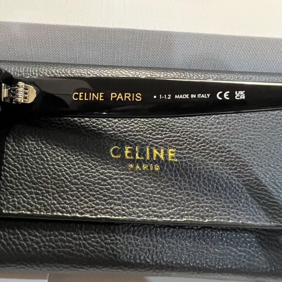 CELINE TRIOMPHE CL 40222F BLACK SUNGLASSES - Picture 7 of 8